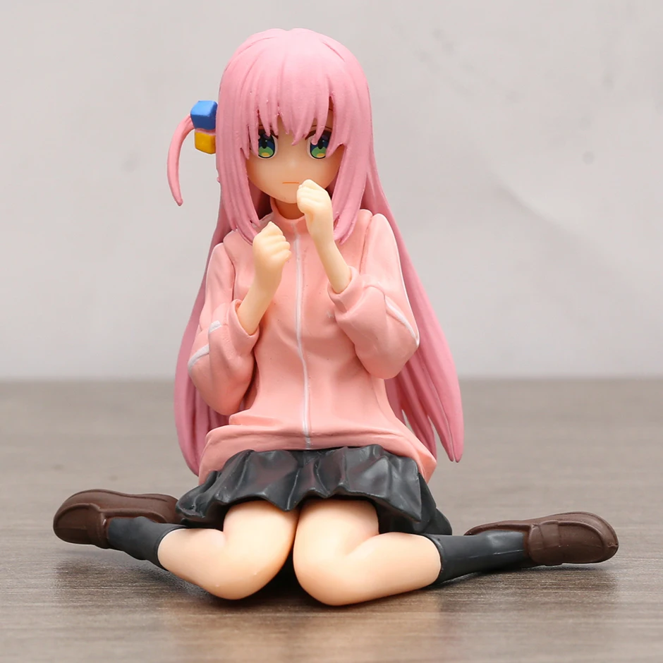 

Аниме Bocchi The Rock Hitori готовая кавайная фигурка сидя из ПВХ Коллекционная модель игрушечная кукла игрушки