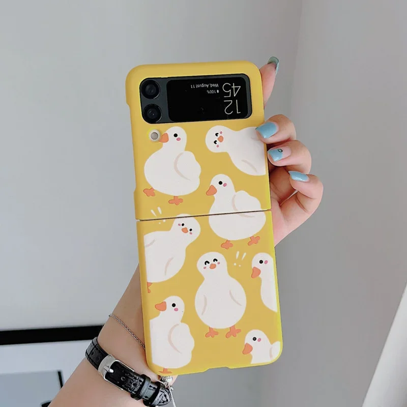 Cartoon Cat and Dog Pattern Shockproof Case with Cute Duck Design