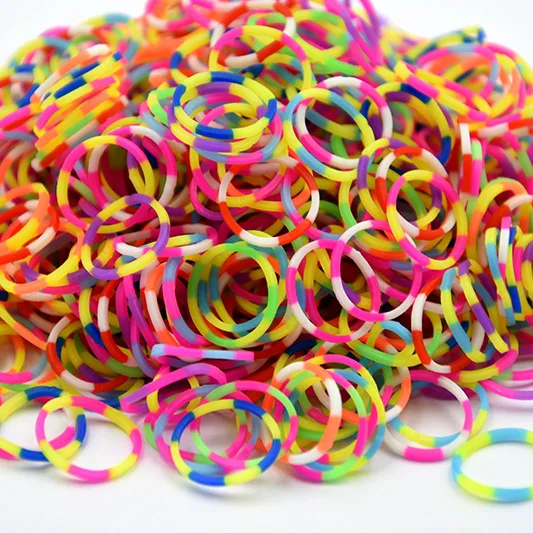 Rubber Loom Bands Girl Gift Children Elastic Band Weaving Lacing Bracelet Toy Gum Bracelets Diy Material Set 600pcs loom band weaver kit loom band kit loom band weaver rubber band bracelet kit jewellery making kit friendship bracelet making kit