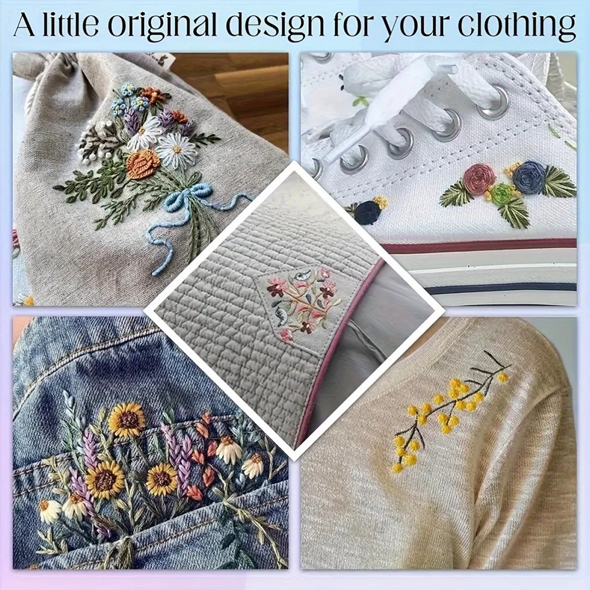 Bamboo Hoop Embroidery Kit For DIY