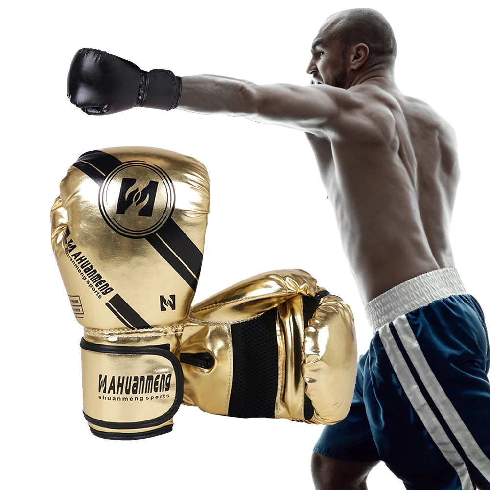 Boxing Gloves Punching Bag Gloves Hook and Loop Closure Training Sparring Breathable for Muay Thai Martial Arts