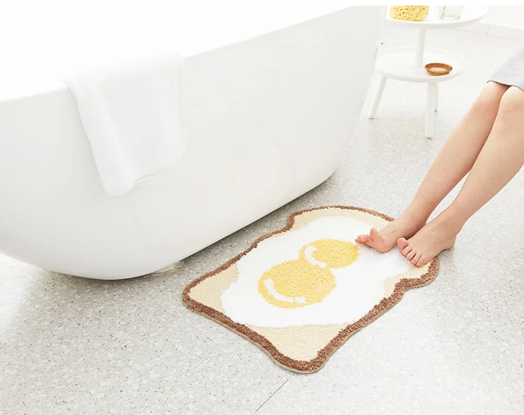 Toast-Egg-Bathroom-Rug-Entrance-Carpet-Area-Rugs-Bathmat-Rug-Anti-Slip-Floor-Mats-Nordic-Welcome-Doormat-Chic-Home-Room-Decor-07