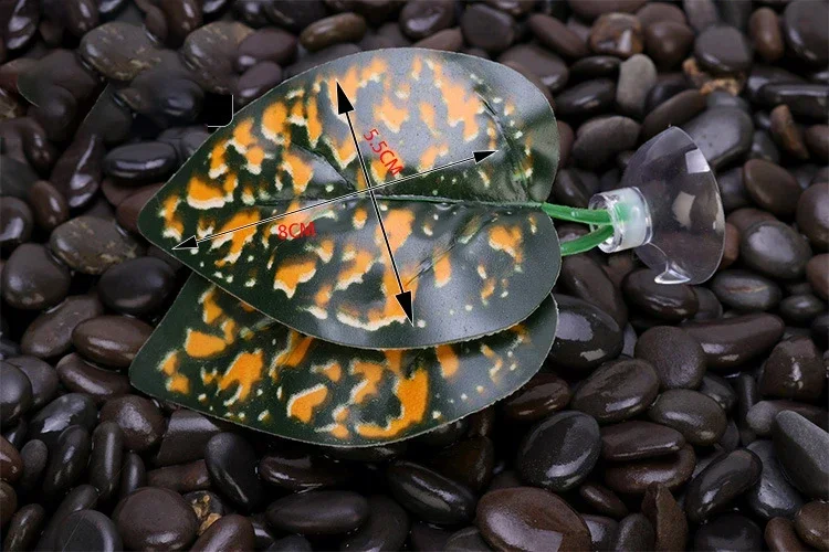 1pcs Fish Tank Artificial Leaf Fish Rest Bed Decor Aquarium Decoration Floating Bed Leaf Hammock FightingPerch Betta Spawning