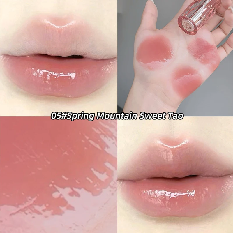 Crystal Translucent Moisturizing Lip Glaze - Long-Lasting Natural Color