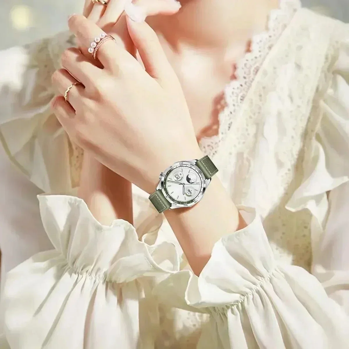 22mm Nylon Watch Bands For HUAWEI WATCH Silicone Band GT 4 46mm Watch 4 Pro GT 3 2 Pro Samsung Galaxy Watch 6 5 4 Wristbands