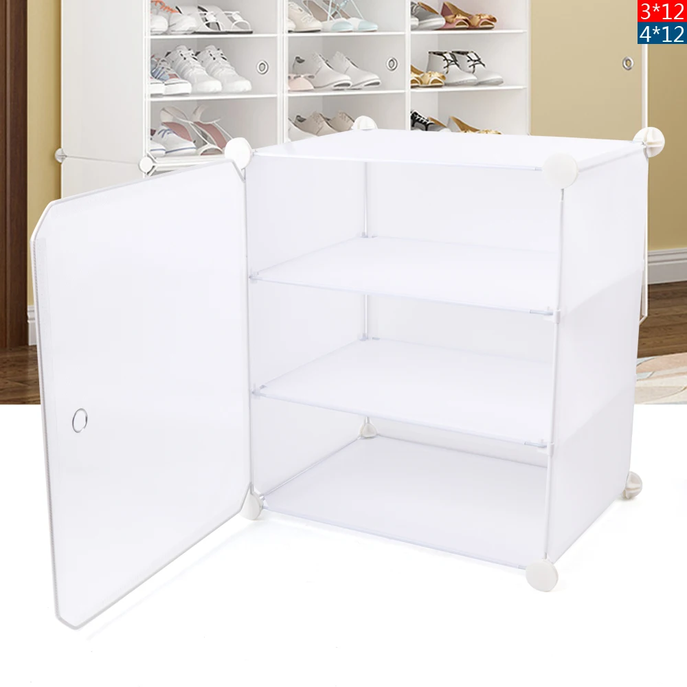 Large Shoe Cabinet Rack Waterproof Dust proof Shoes Stand Multi-layer Storage Organizer Free Standing Space 6