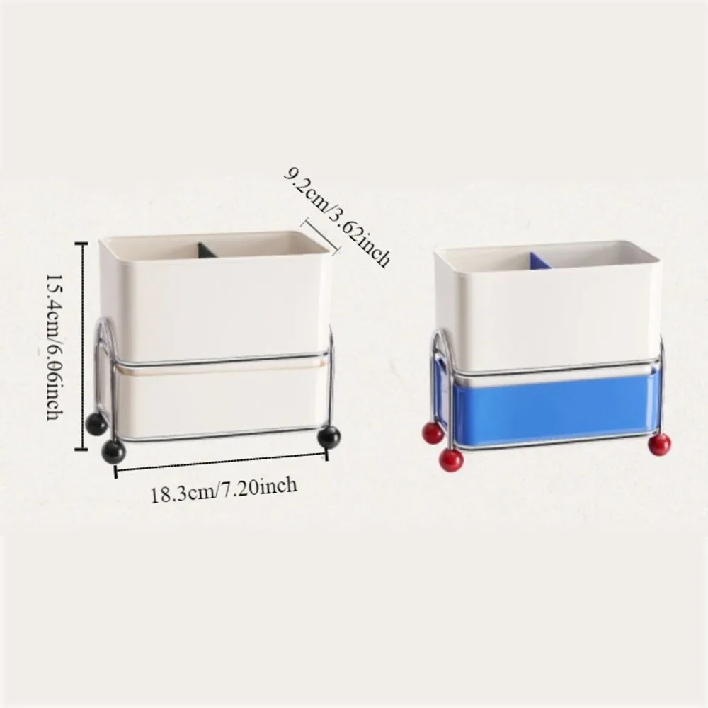 Multi-Functional Kitchen Chopsticks Tube Large Capacity Space Saving Tableware Storage Rack Household Dividing Into Grids