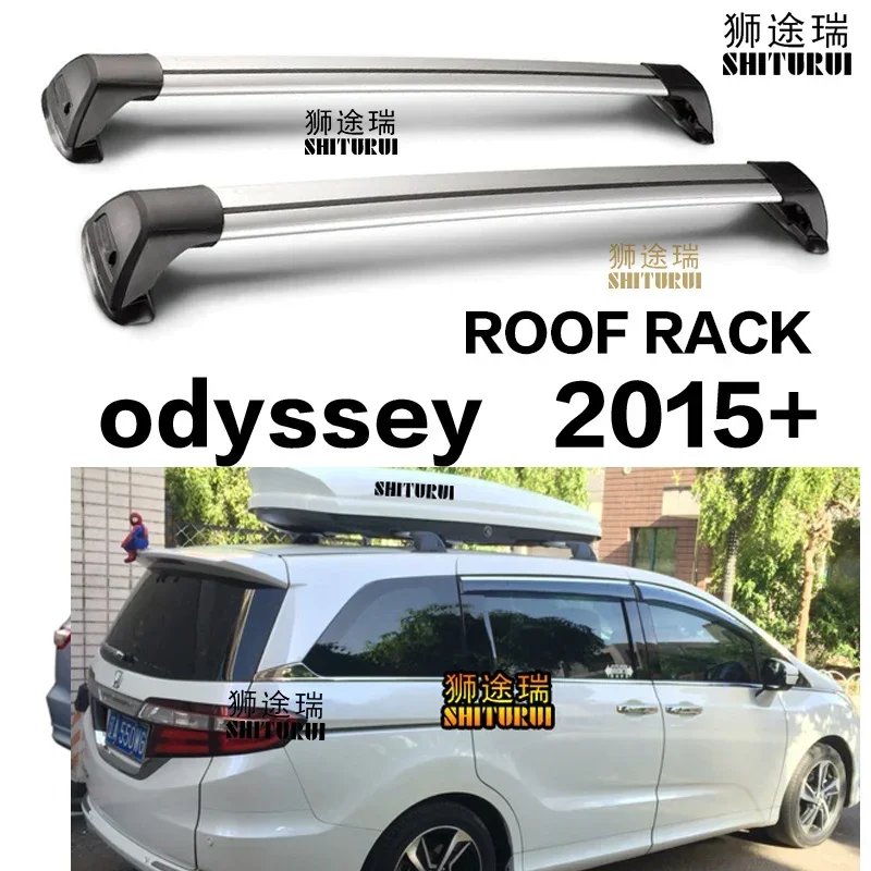 Roof Bars 2020 Odyssey Roof Rails With Roof Cargo Box Honda - Main Image
