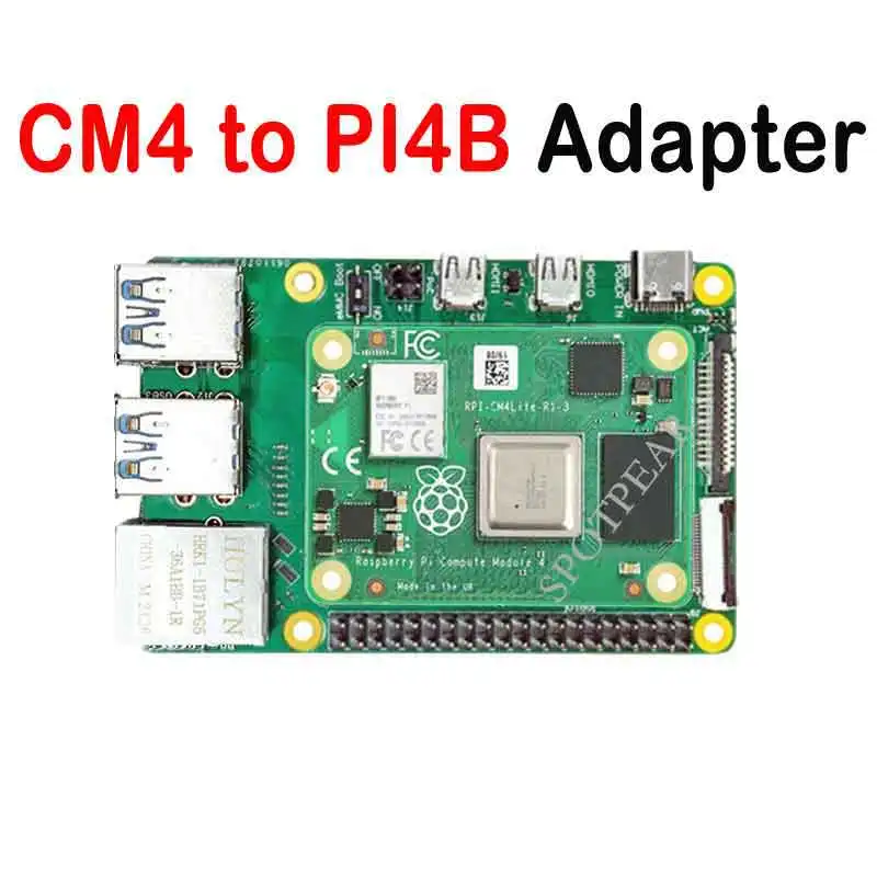 

Raspberry Pi Compute Module 4 CM4 to 4B Adapter﻿ Board CM4 IO board
