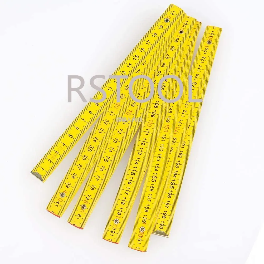 Folding Ruler 1M Long Wooden Composite Foldable Ruler Measuring Tools  Perfect for Carpenters, & Contractors, DIY Craft - AliExpress