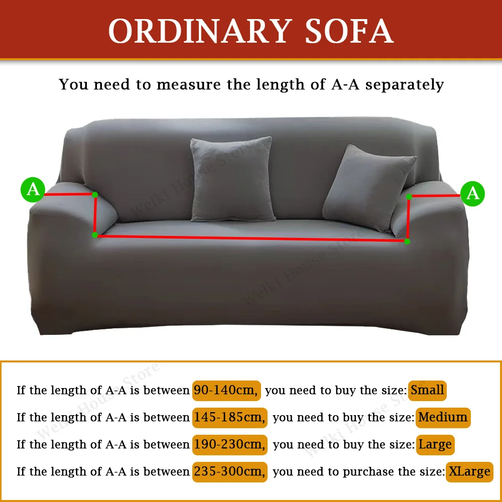 Sofa Covers for Living Room Elastic Solid Corner Couch Cover Enrich