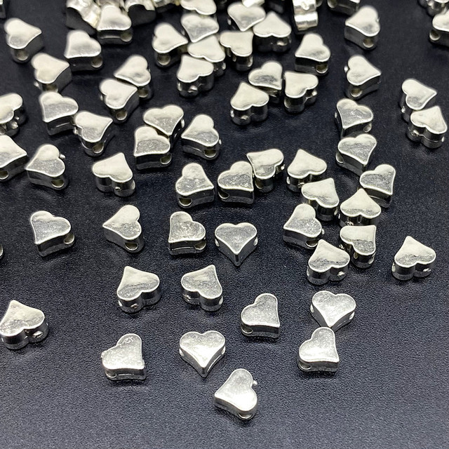 about 6mm Star Love Heart Gold Silver Color Loose Spacer CCB Acrylic Beads Jewelry Making Findings Charm Beads #ZZ04