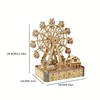 New Arrival Music Ferris Wheel 3D Three-dimensional Puzzle, Wooden Building Model Ornament Assembly,Adult Creative Assembly Educ 6
