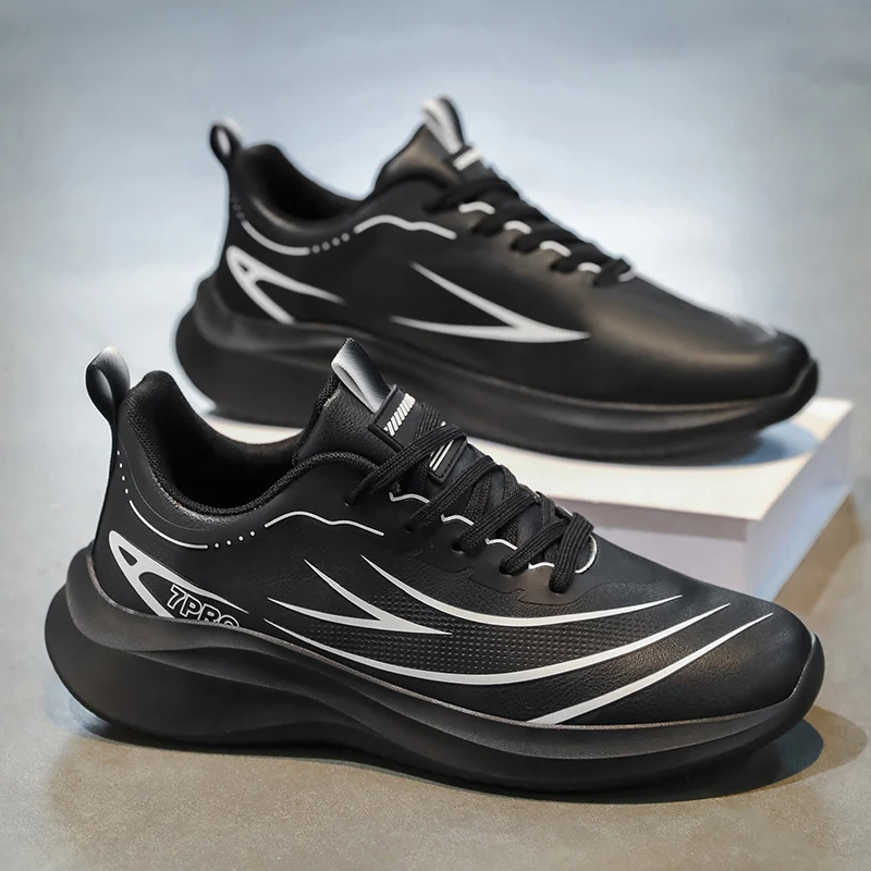 Men's Casual Lightweight Training Sneakers - Low-Top Sneakers with Shock Absorption, Arch Support, and Non-Slip Sole Design, Suitable for Gym, Running, Hiking, Leisure, and Outdoor Sports Use