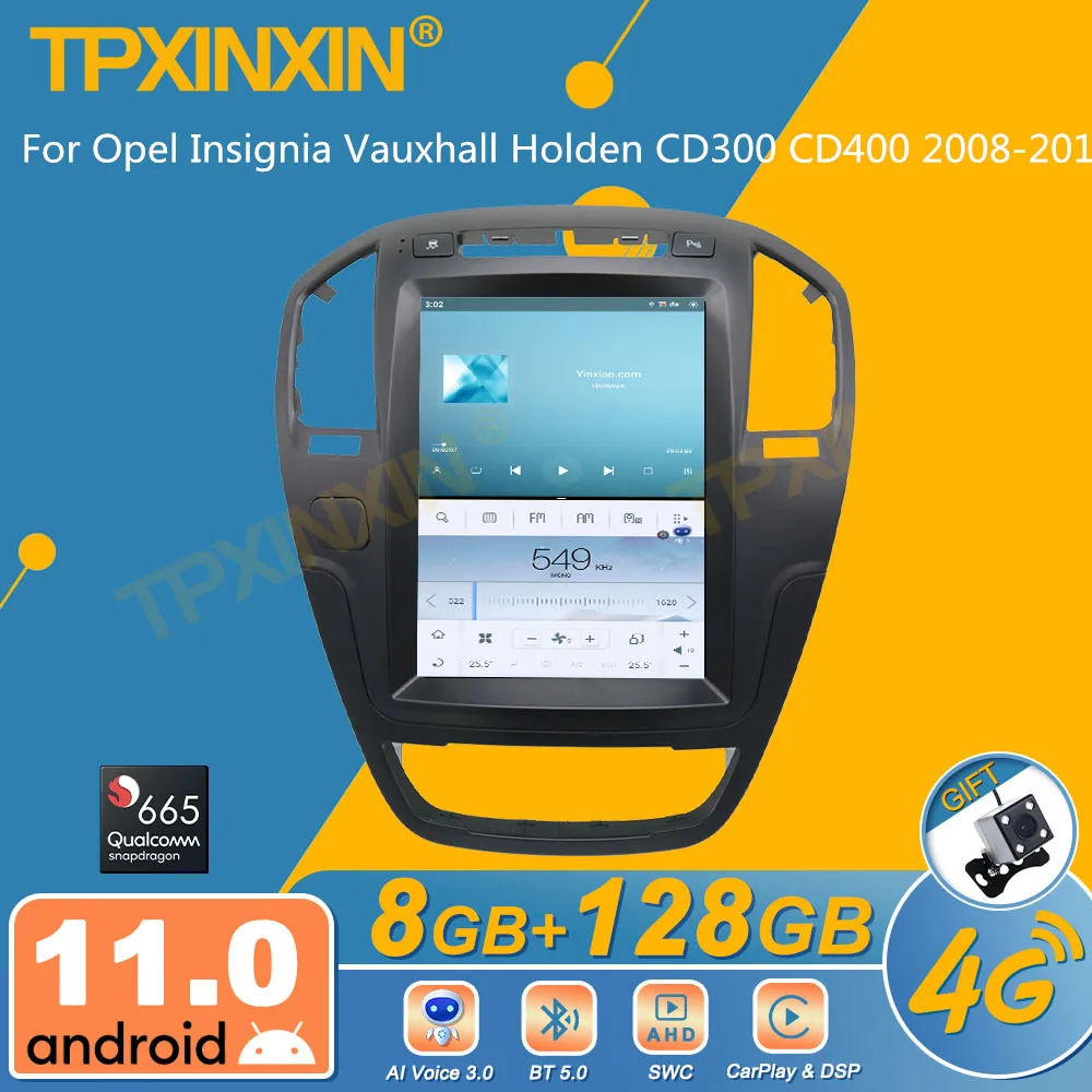 

Автомагнитола для Opel Insignia Vauxhall Holden CD300 CD400 2008-2013, Android, экран Tesla, 2Din стереоприемник, Авторадио, мультимедиа
