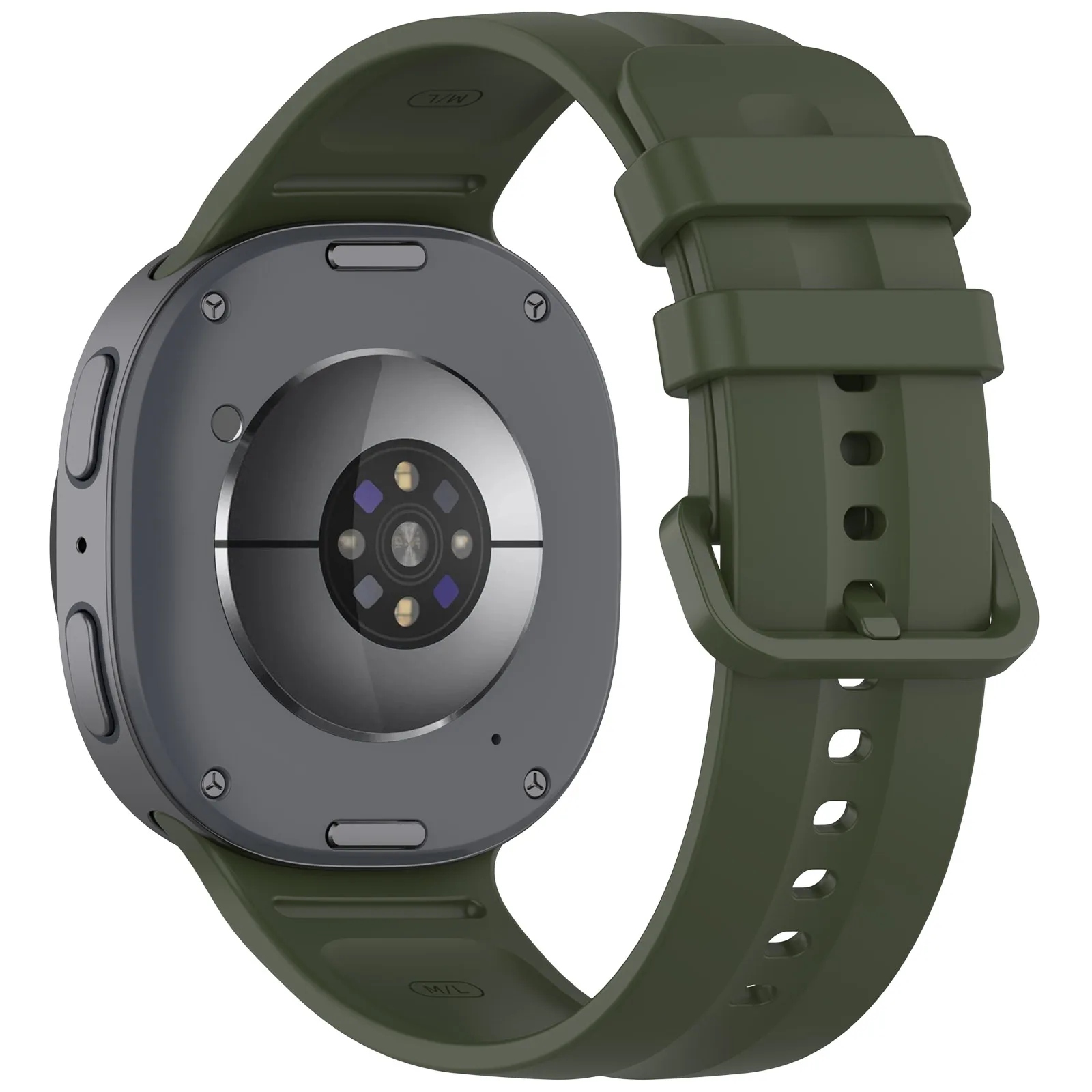 Silicone Replacement Watch Band - Adjustable Sports Strap