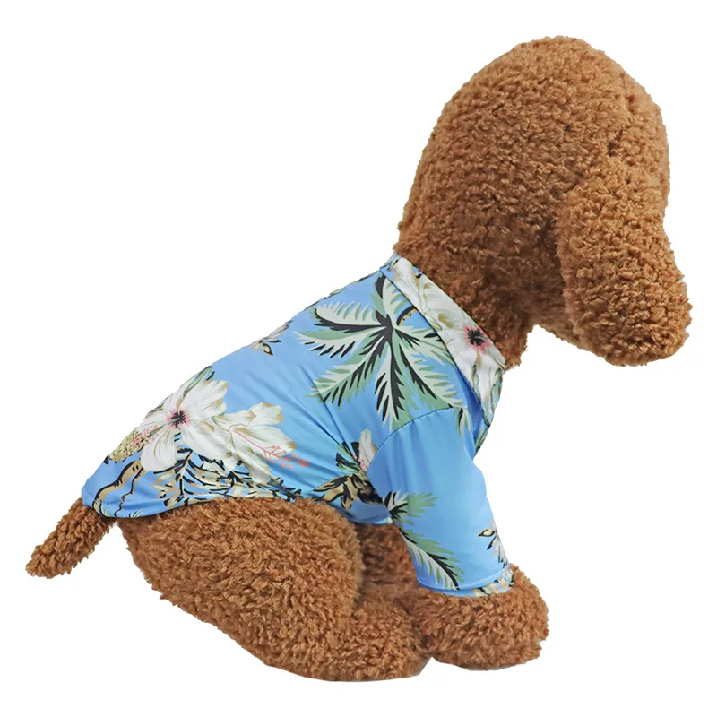 Pet Dog Shirt Hawaiian Beach Style For Small Dogs Puppy