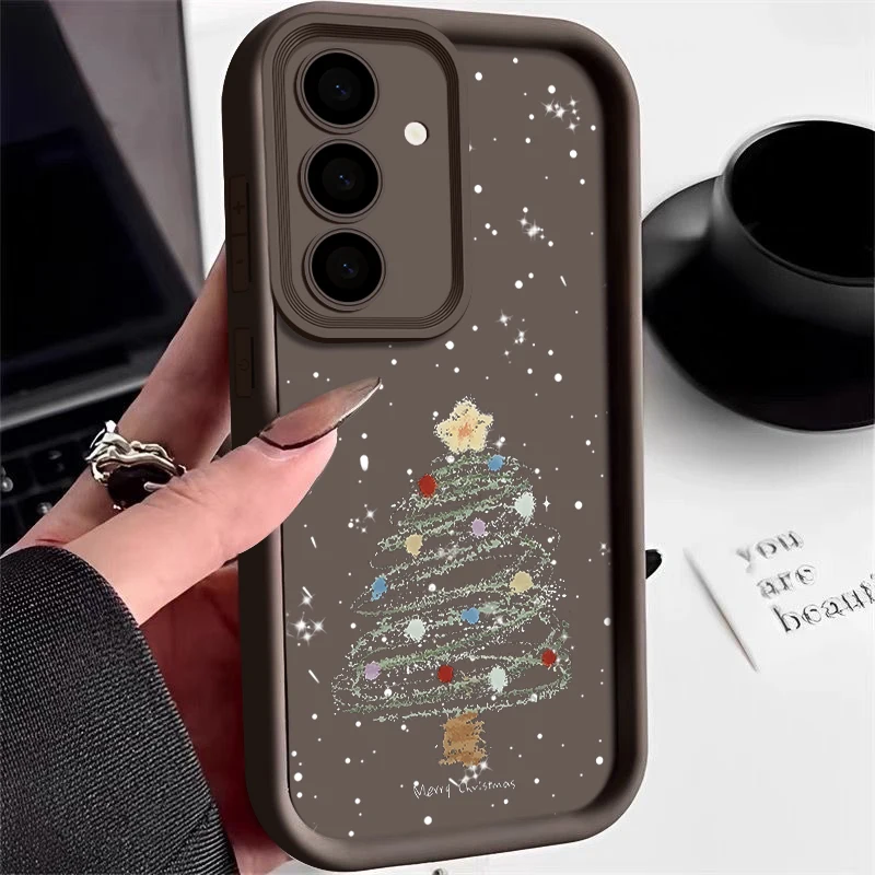 Festive Christmas Tree Soft TPU Phone Case – Durable and Stylish Protective Cover