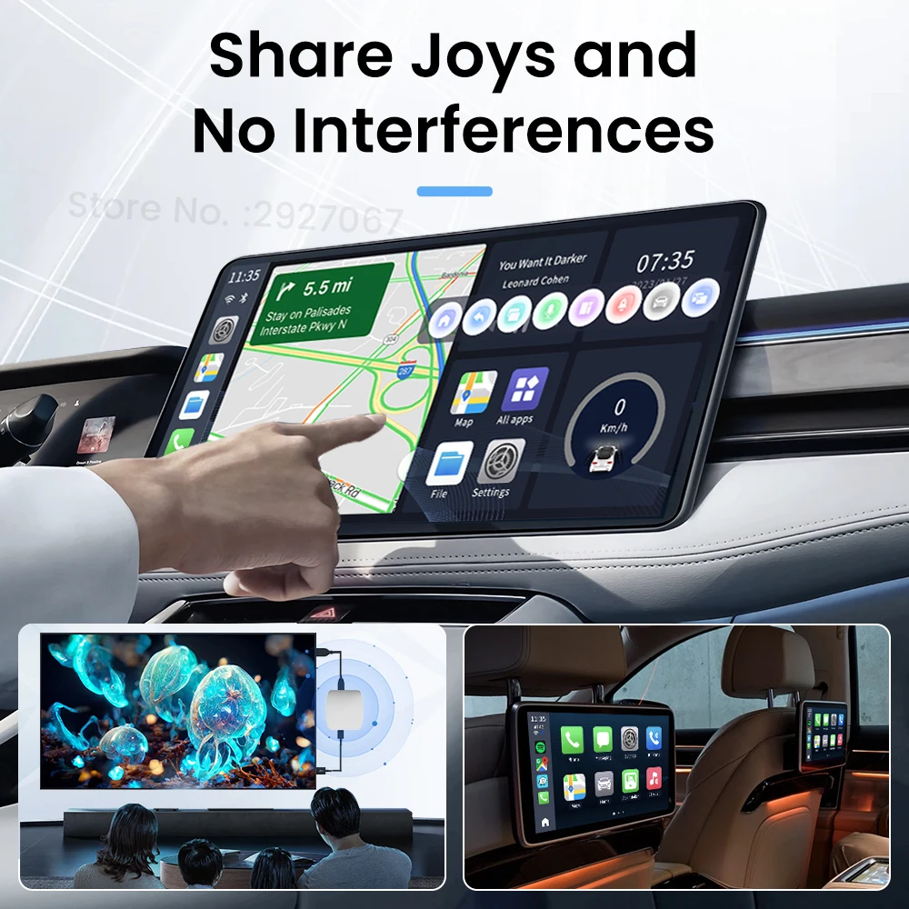Carlinkit-TVボックスuhdandroid 13,qualcomm 8コア6225,ワイヤレス