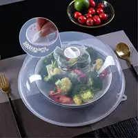 Couverture chauffante pour four à micro-ondes, protection anti-éclaboussures, anti-poussière et chauffante, couvercle de rangement alimentaire domestique, couvercle transparent 1