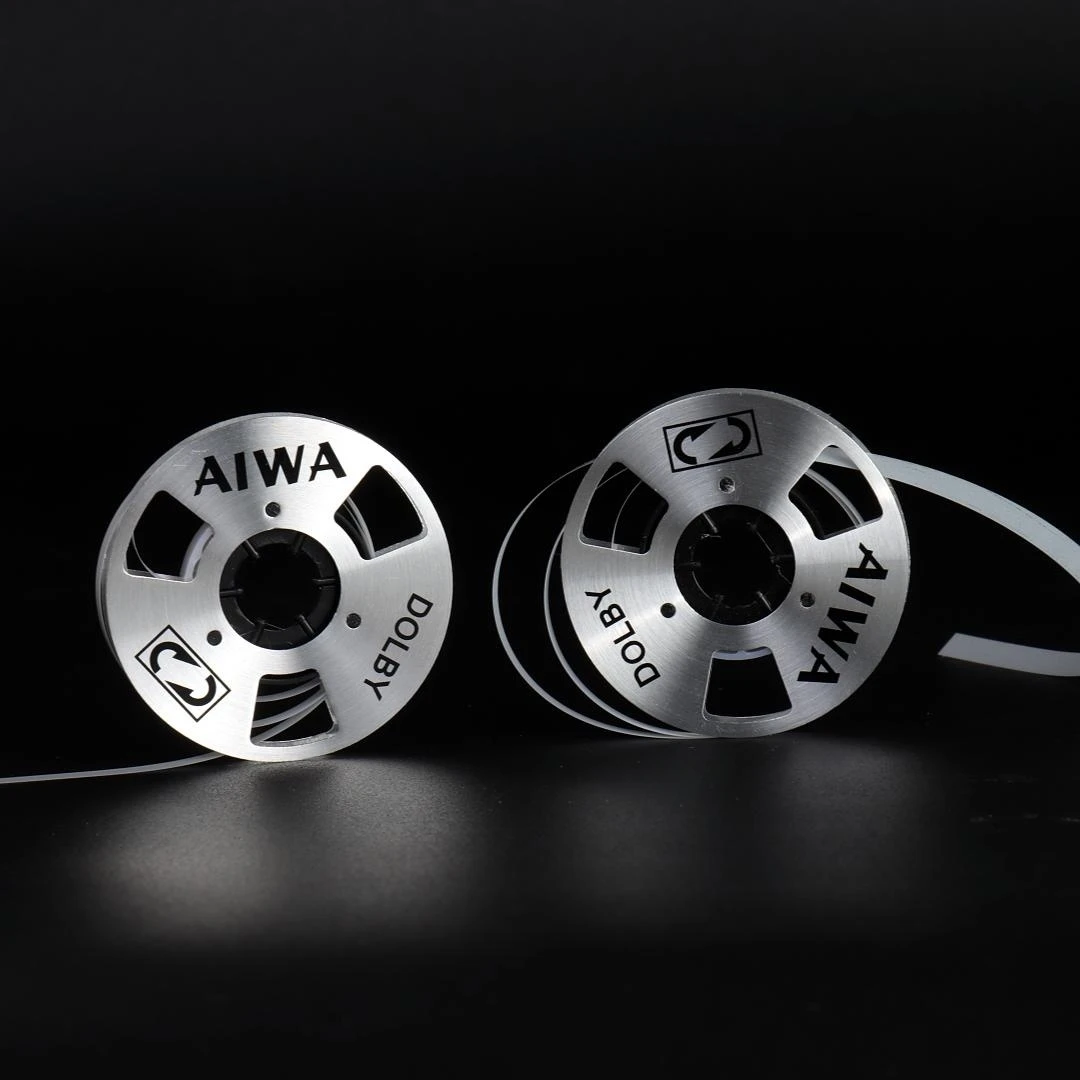 Reel To Reel Cassette Homemade Metal For Cassette Tape (Pack of 4 Reels + 2 Wheel)