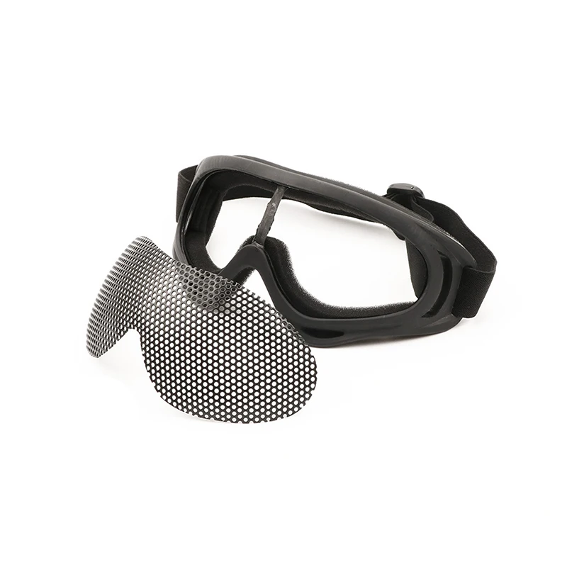 Outdoor Iron Mesh Motorcycle Glasses Protective Comfortable Airsoft Safety Tactical Eye Protection Metal Mesh Glasses