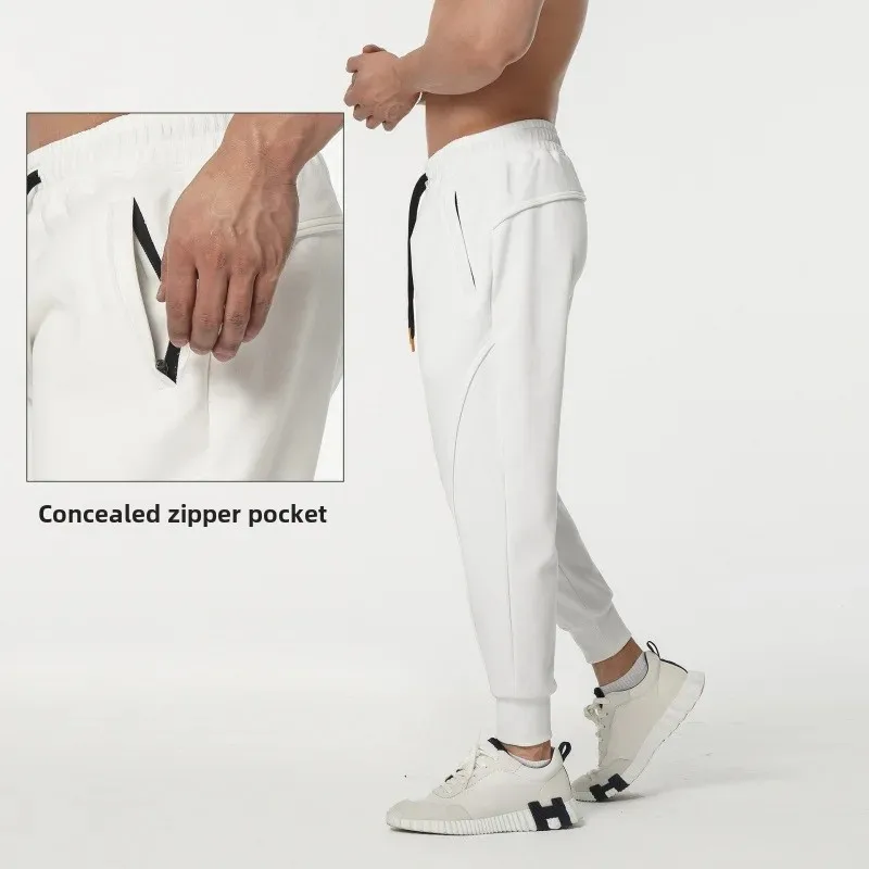 Large Size Training Fitness Sports Pants Autumn Running Casual Composite Fabric Long Trousers for Men And Women