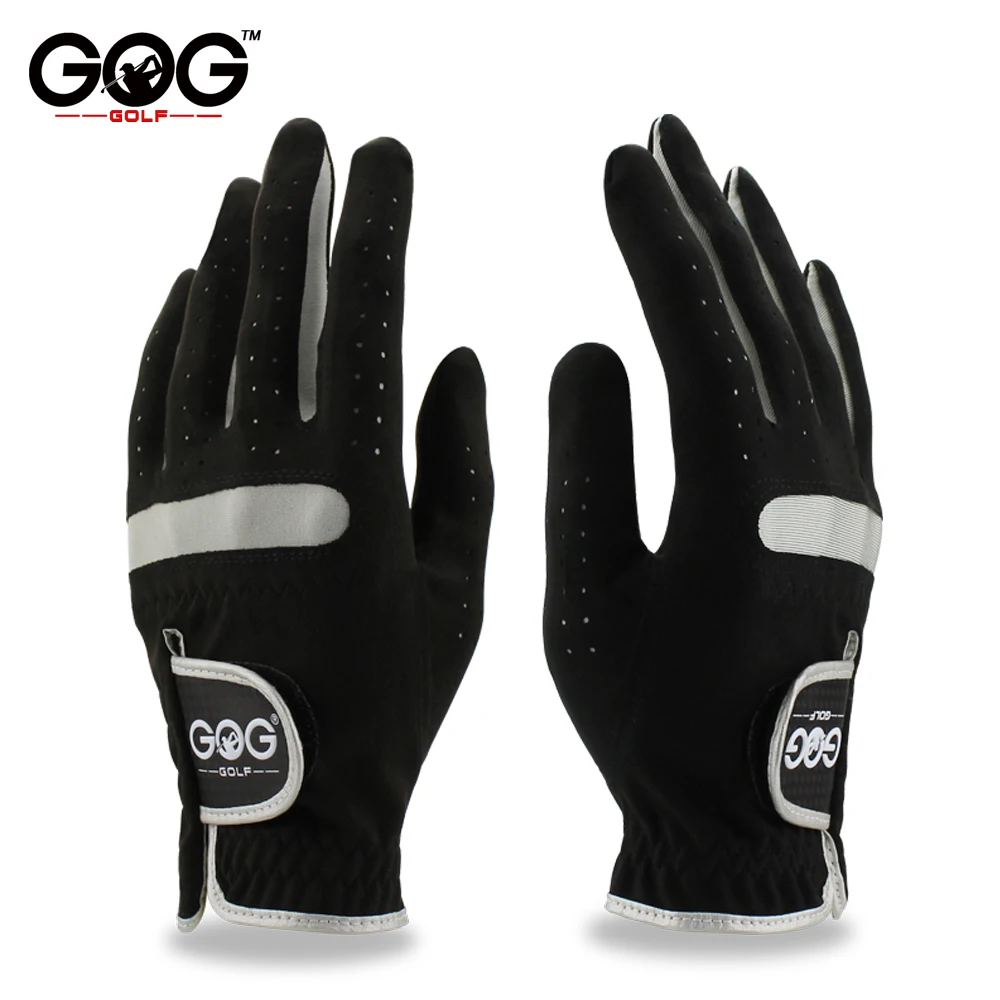 Orlimar Men's Winter Performance Fleece Golf Gloves (Pair), Black