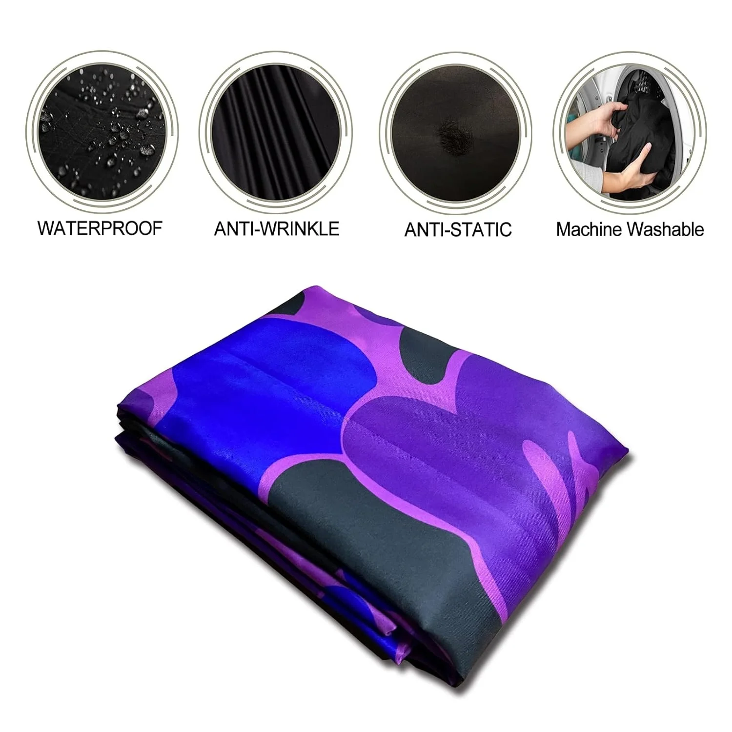 Barbershop Camouflage Salon Gown Adjustable With Snaps Waterproof Hairdressing Apron Antistatic Hairdresser Capes Barber Tools 3