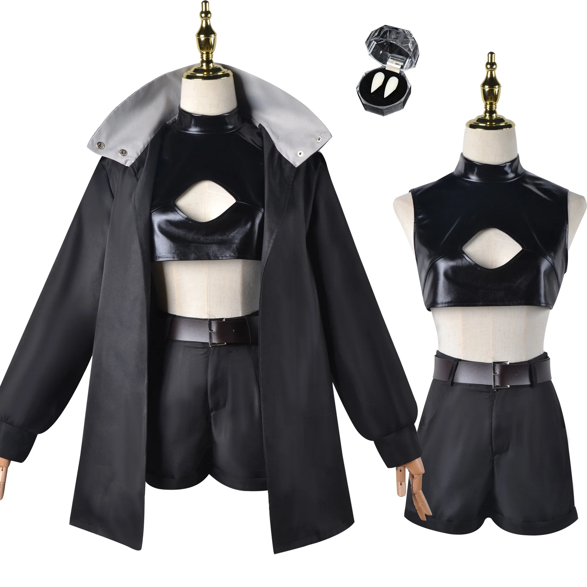 call of the night cosplay Nanakusa Nazuna anko Wigs anime nurse Yamori Kou jacket yofukashi no uta maid dress cosplay top shoes