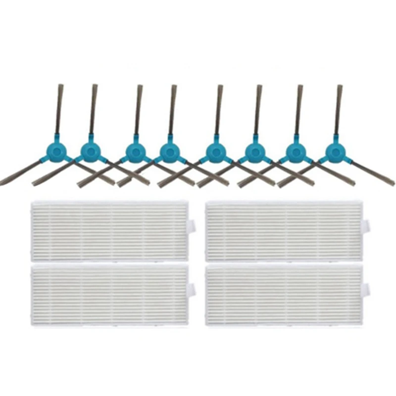 Replacement Side Brushes And Filters For Conga 1290 1390 Vacuum Cleaner Spare Parts