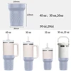 muti color silicone cup protection case storage vacuum bottle compatitable for Stanley 40oz anti slip scratch resistant 2
