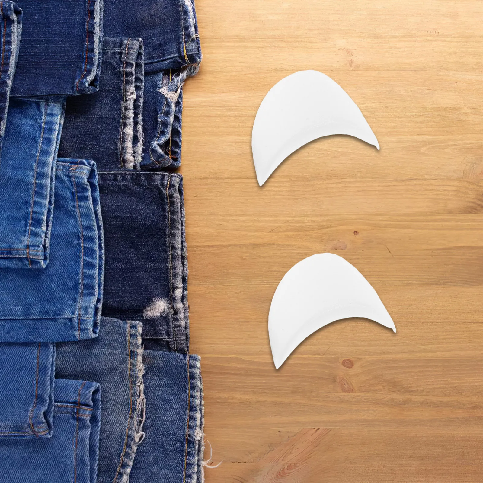 24Pcs 어깨 패드 스폰지 쿠션 인서트 통기성 미끄럼 방지 어깨 패드 여성 의류 정장 재킷