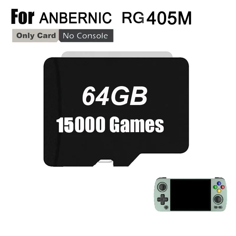 ANBERNIC-RG405m SDカードビデオゲーム,ゲームコンソール,クラシック,ミニ,fba,ghz,ps2,mpame,psp