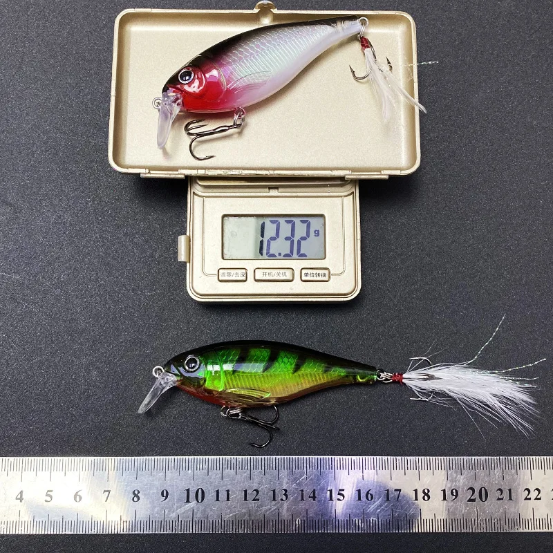 1 Stück Minnow-Köder 12,3g/8,5cm für Süß- und Salzwasser, Bio-Mimetischer Köder, Laser-Klein-Fischköder, Wobbler, Crankbait, Angelzubehör – Detail 17