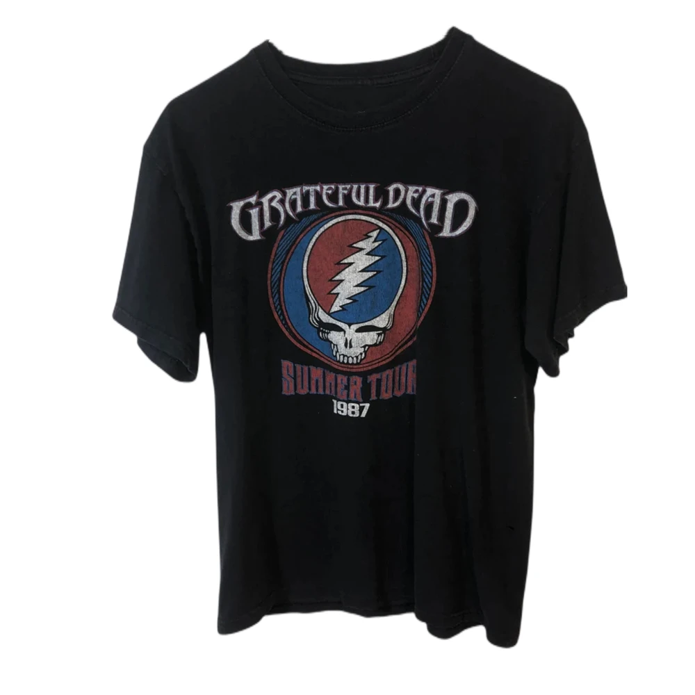 Retro Grateful Dead Space Your Face Summer Tour 1987 T-Shirt Unisex In Puro Cotone