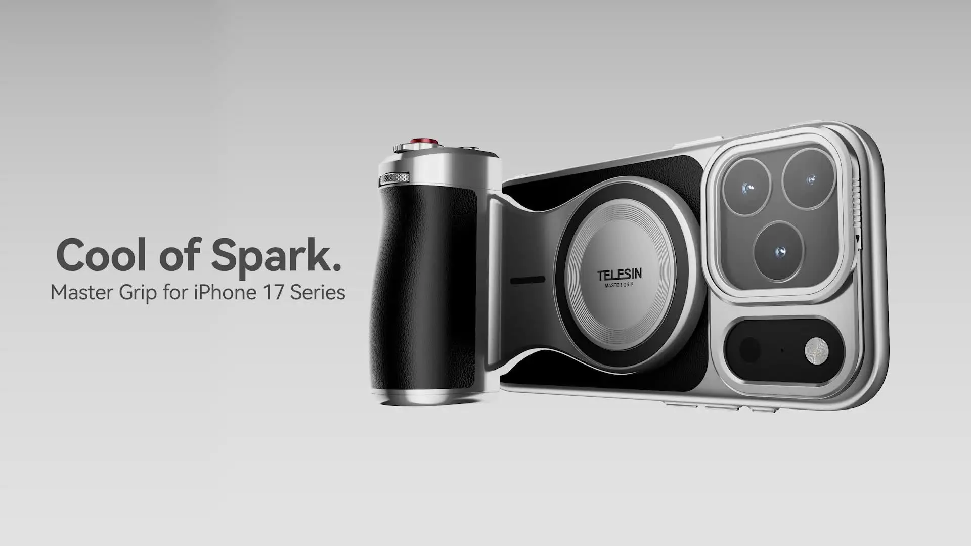 TELESIN Master Grip Set for iPhone17 Pro Pro Max Magnetic