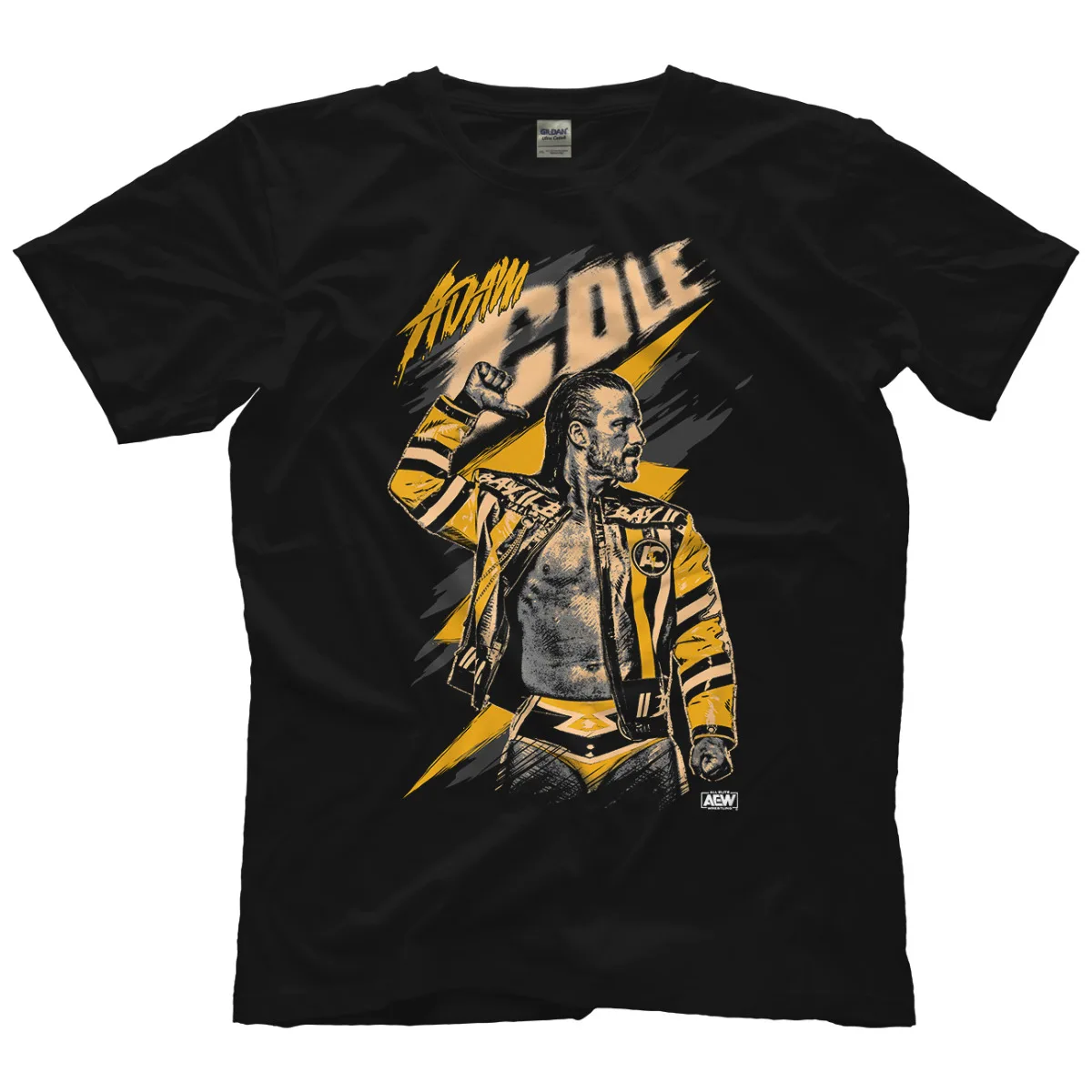 Maglietta Ufficiale Adam Cole Bay Aew Maniche Lunghe O Corte