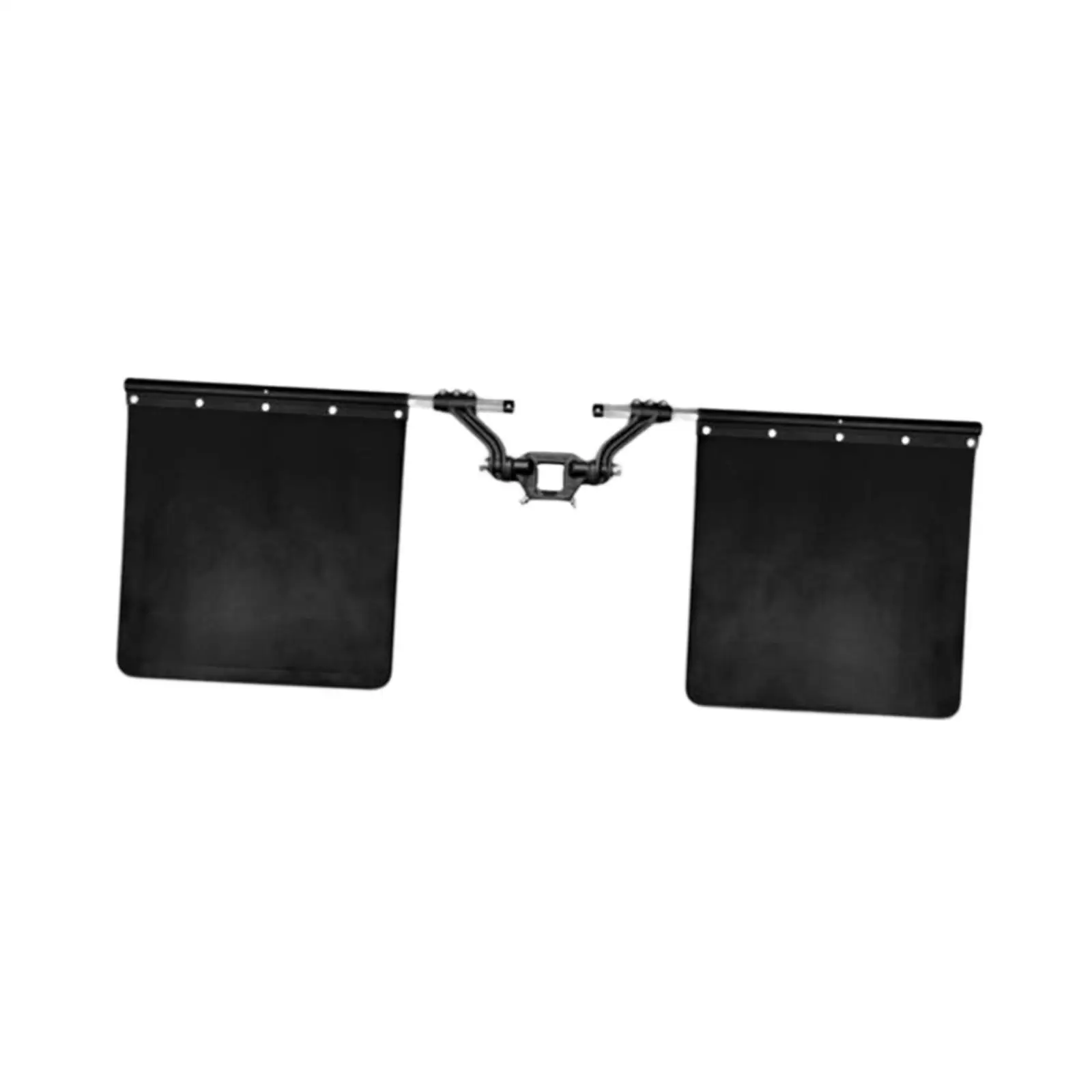 

AP02 Mudflap System 00108 2" Hub with Matte Black Stainless Steel Trim Plates