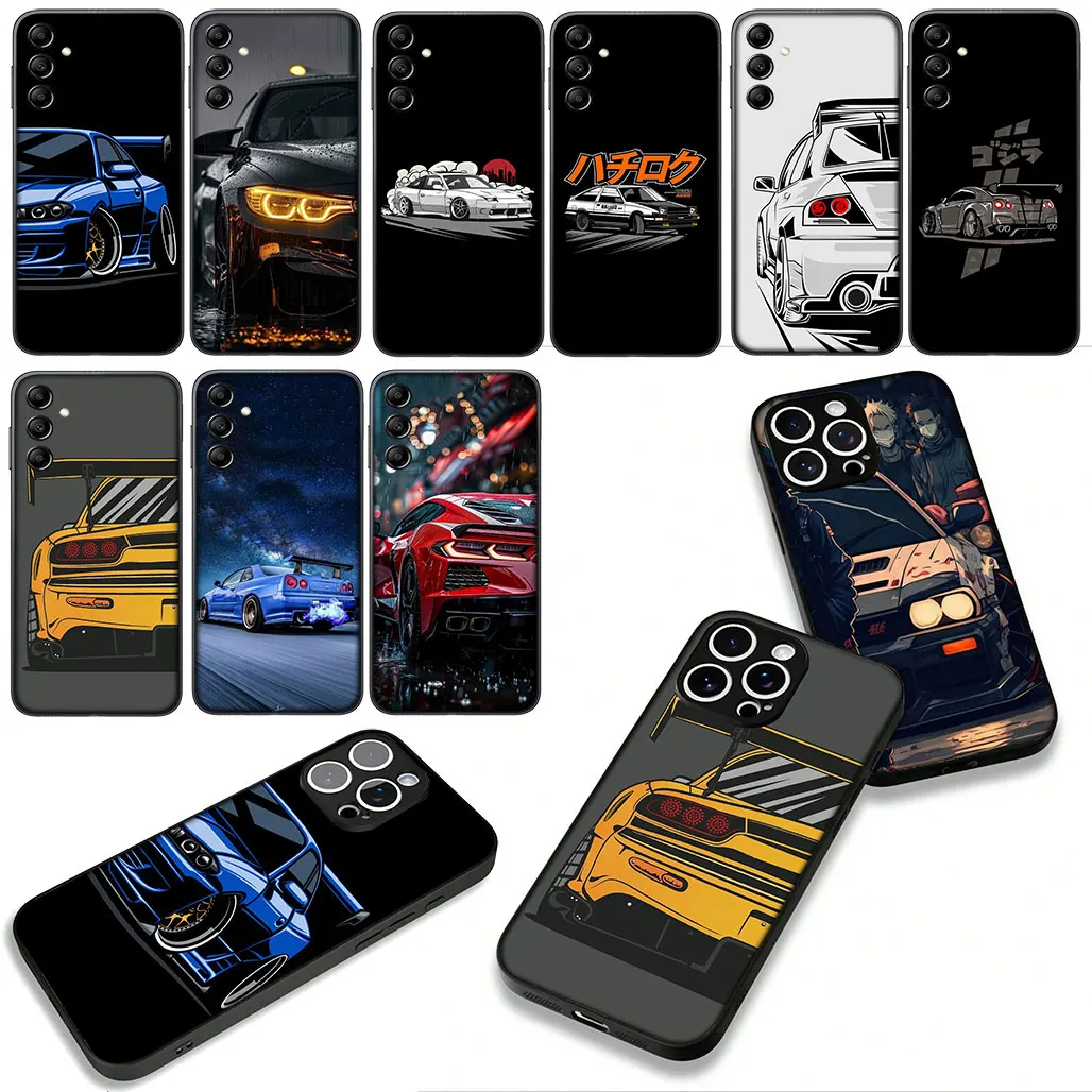 Supercar Cartoon Protective Phone Case - Vibrant Design Phone Cover