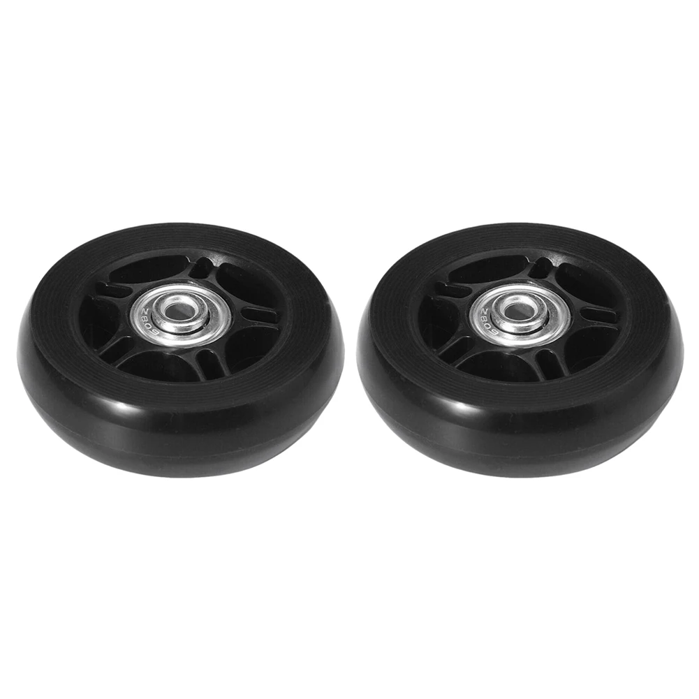 Rubber Metal Luggage Suitcase Replacement Wheels with Metal Bearings
