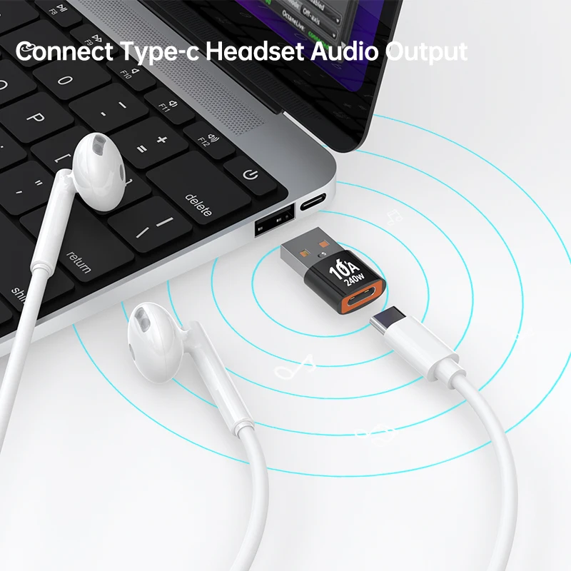 10A Otg Adapter Type C To Usb A Converter Tipoc Adaptor Connector Cable For Xiaomi 12 11 Samsung S22 Iphone 14 13 Oneplus 10pro usb to type c adapter otg adapter type c adapter