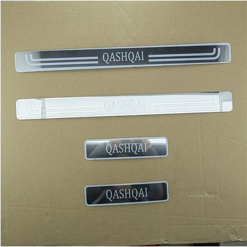 

Накладка на порог для Nissan Qashqai J11 2016-2007 2008 2009-2021, наклейка на педаль из нержавеющей стали, автомобильные аксессуары