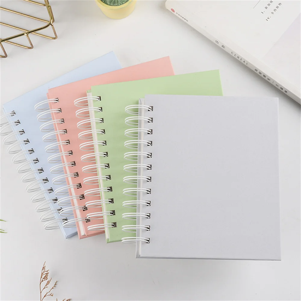 Photo Album 3/4/5/6 inch Solid Color Sparkling DIY Self-adhesive Adsorption Type
