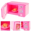 Simulation Toys Mini House Scene Decor Miniature Kids Microwave Oven Model Plastic Educational Plaything Toddler 3