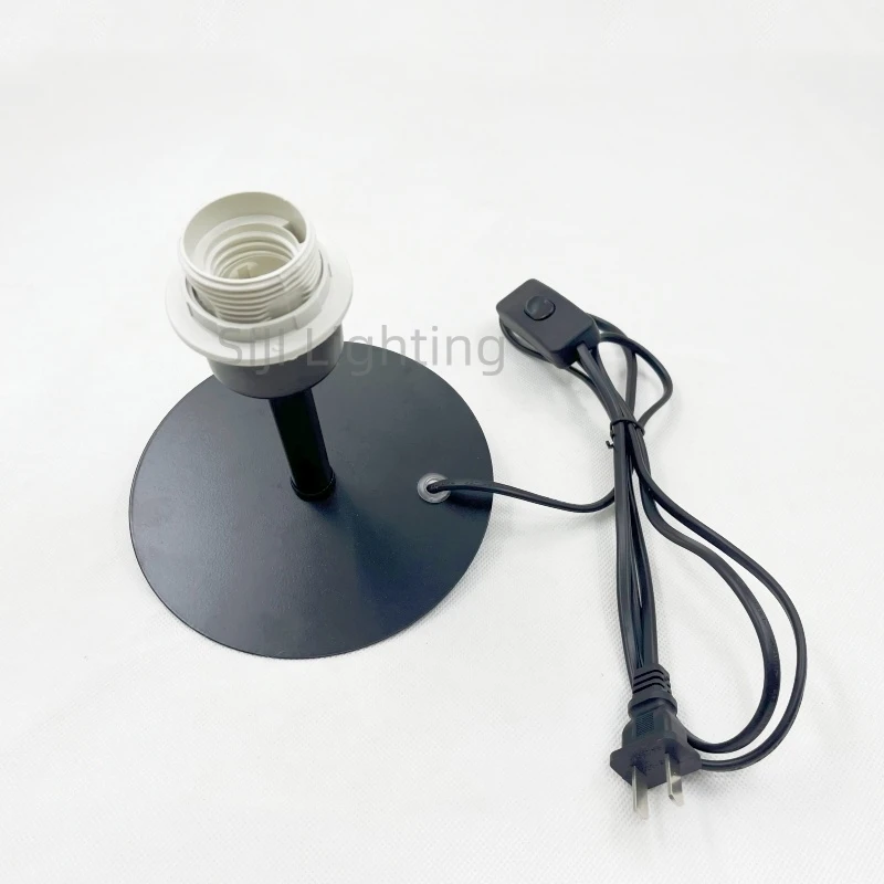 Metal Lamp Base Vase Modification DIY Iron Lamp Base Desk Lamp DIY E27 ...