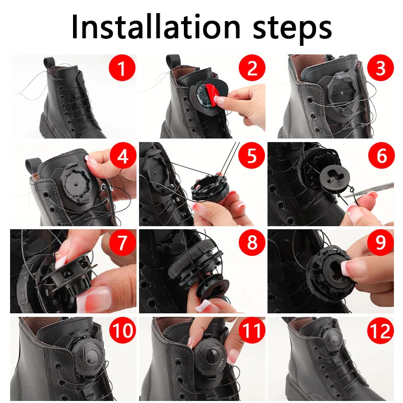 Boots Shoelaces Without Ties Swivel Buckle Laces Automatic Quick Release Lock Sneaker For Men Women Sport Shoes Lazy Accessories