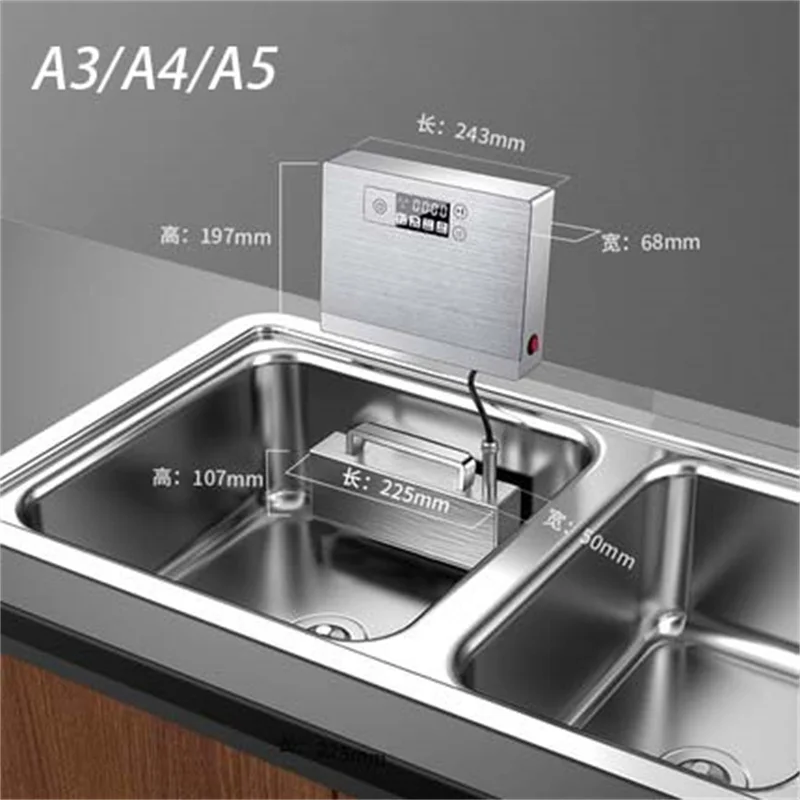 Portable Ultrasonic Dishwasher Sink 110V/220V Home Mini Dishwasher Small Ultrasonic Washing Machine Custom Made Dish Washers