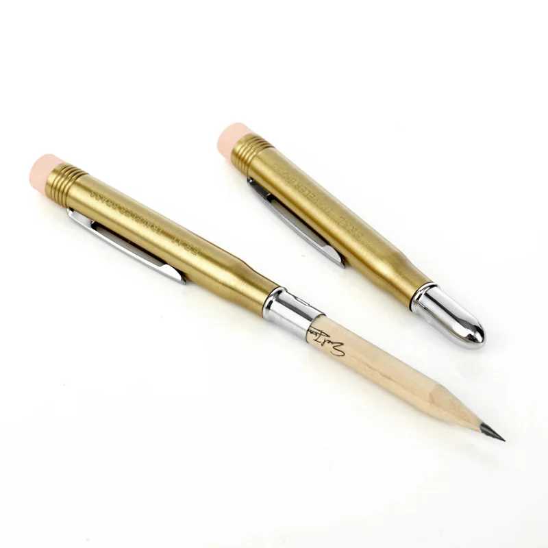 Fromthenon Traveler's Brass Pencil Metal Stationery Beautiful Retro Travel Golden Stationery Series 3