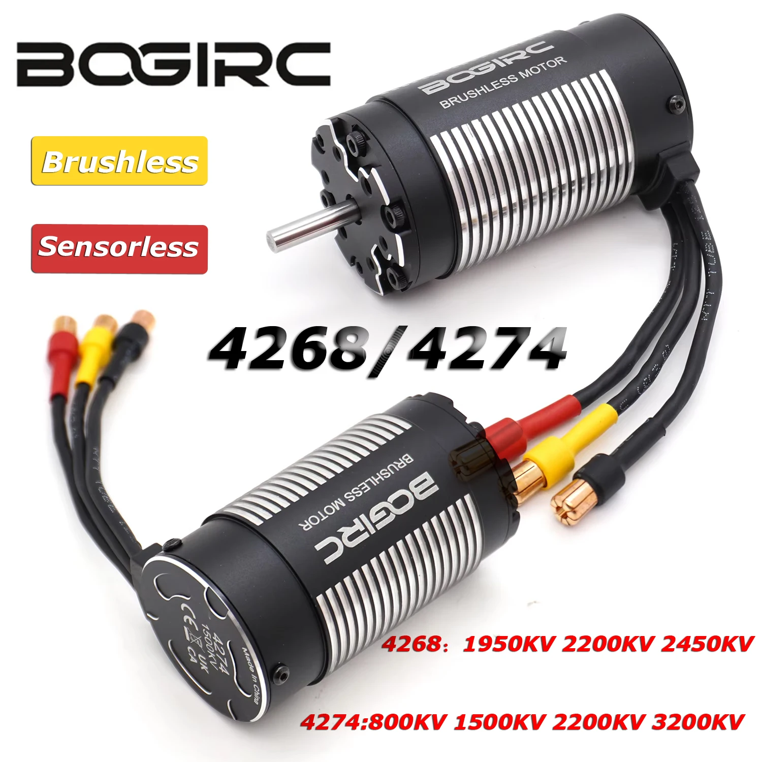 Moteur Brushless 4268/4274 5mm pour RC Buggy, 800-3200KV